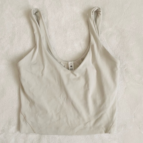 lululemon athletica Tops - Lululemon Align Tank White Opal Size 4